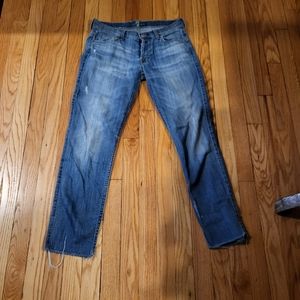 7 FOR All Mankind- Josefina Skinny Boyfriend  size 27 ( lower rise) EUC